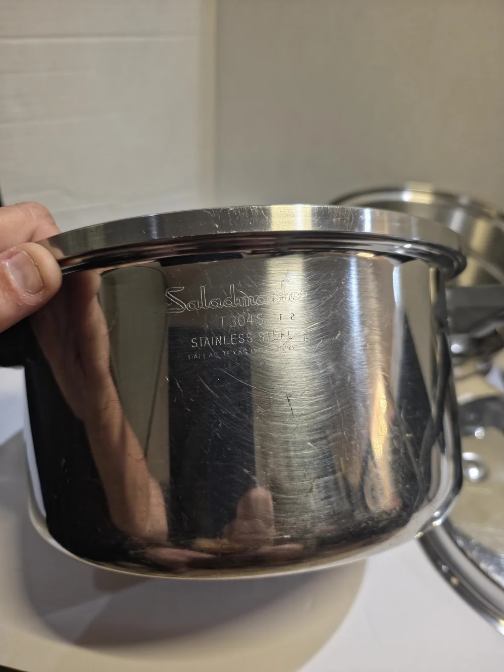Vintage Saladmaster T304S Surgical Stainless Steel Cookware Set - 5pc Lot